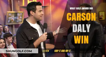Carson Daly's Surprising Golf Award Win: Unveiling the Unexpected Accolade