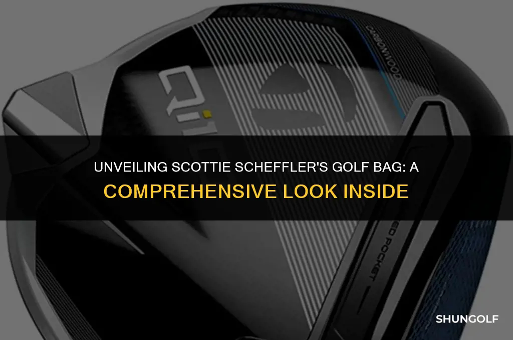 what golf bag does scottie scheffler use