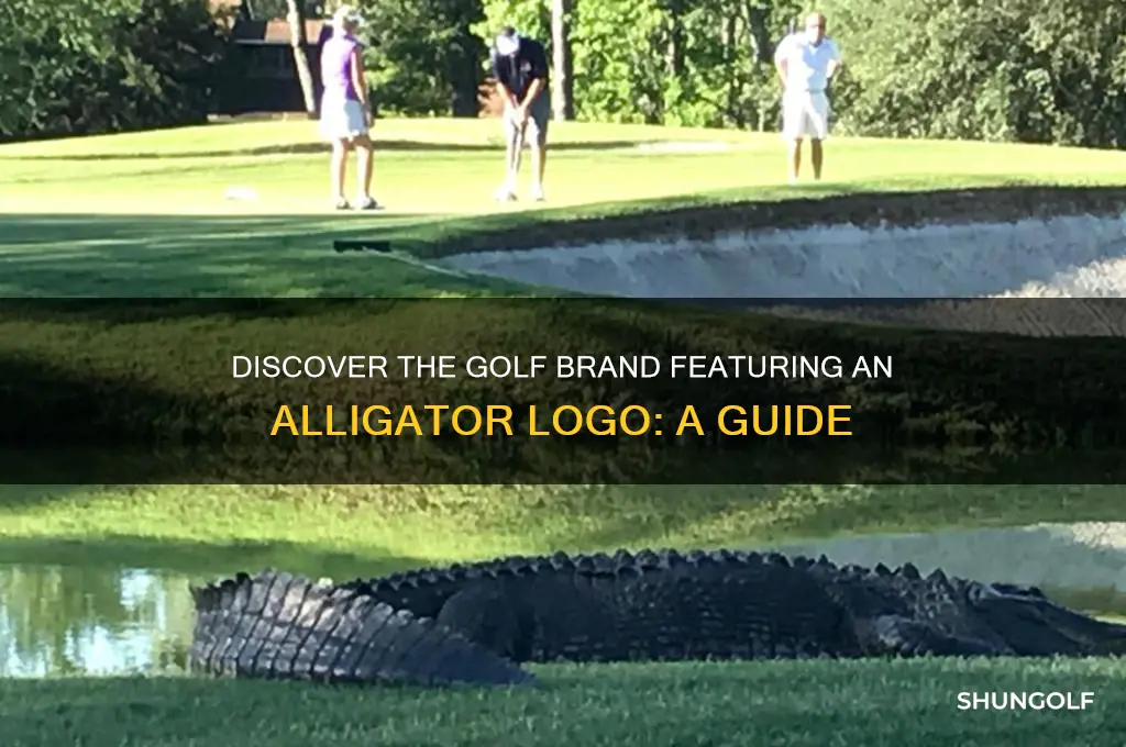 what golf brand has an allergator