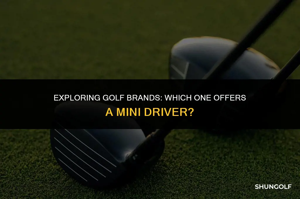 what golf brand makes a mini driver