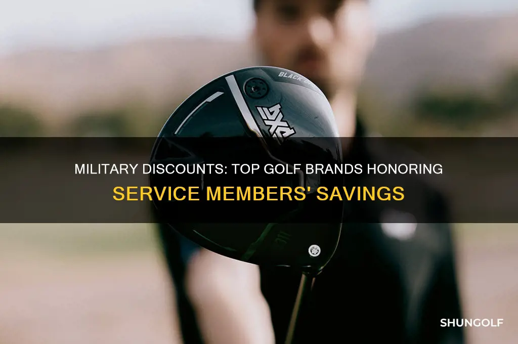 what golf brand offer military discount