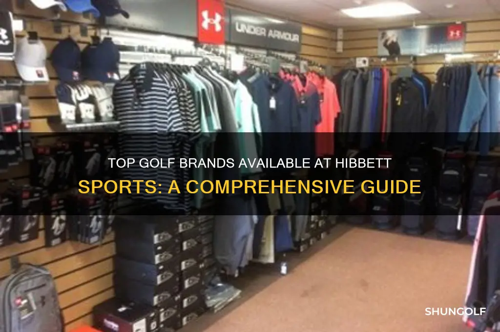 what golf brands are at hibbelets sports
