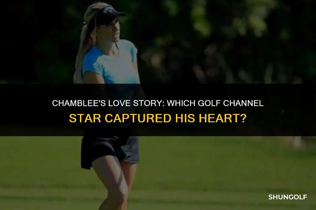 what golf channel girl did chamblee marry