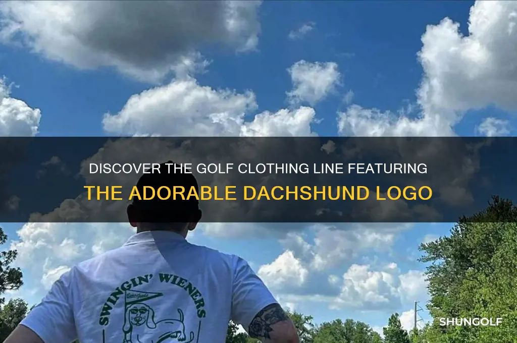 what golf clothing line has the dachshund
