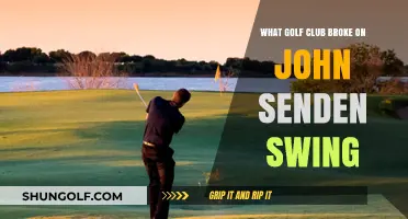 John Senden's Swing: The Golf Club That Couldn't Handle It
