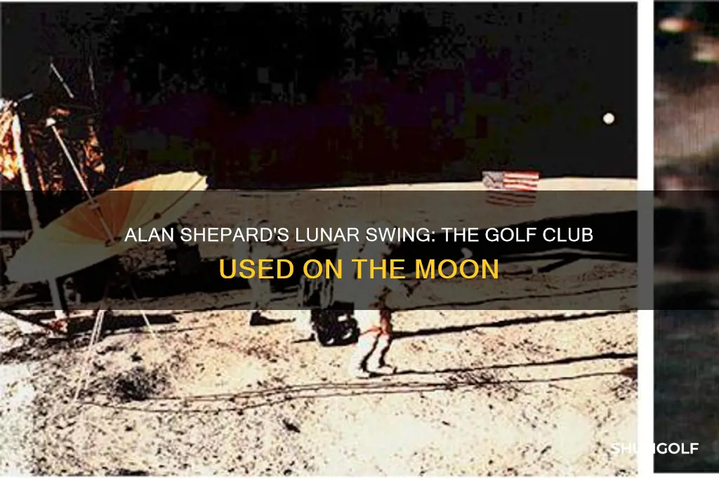 what golf club did alan shepard use on the moon