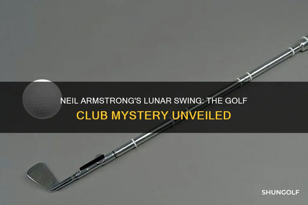 what golf club did neil armstrong use on the moon