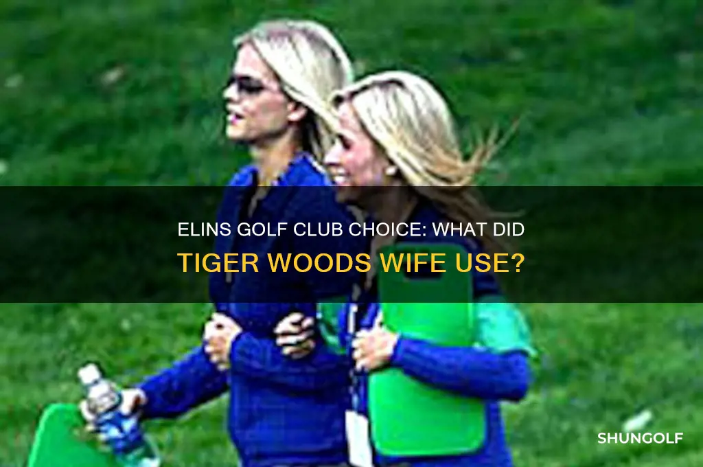 what golf club did tiger woods wife used