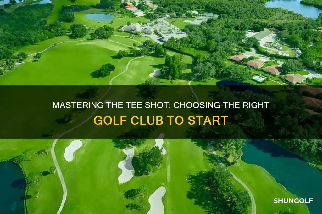 what golf club do you tee off with