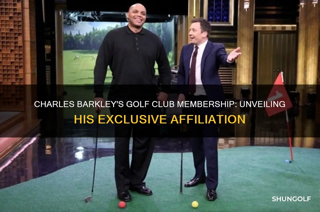 what golf club does charles barkley belong to