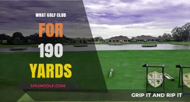 Mastering the 190-Yard Shot: Choosing the Perfect Golf Club