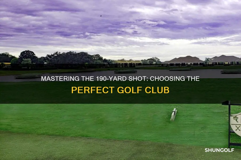 what golf club for 190 yards