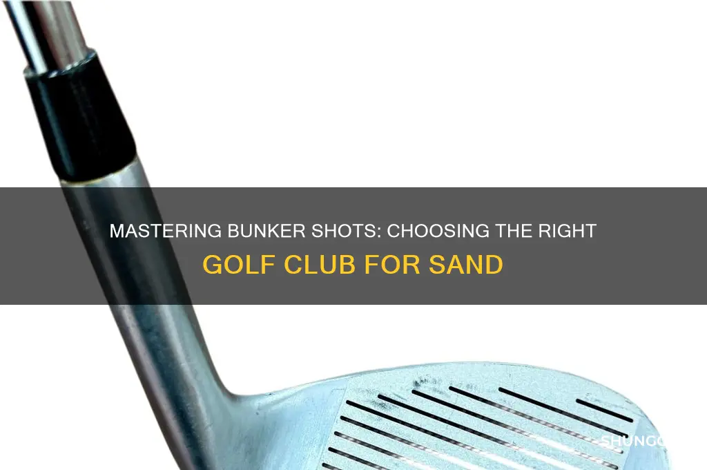 what golf club for sand pit