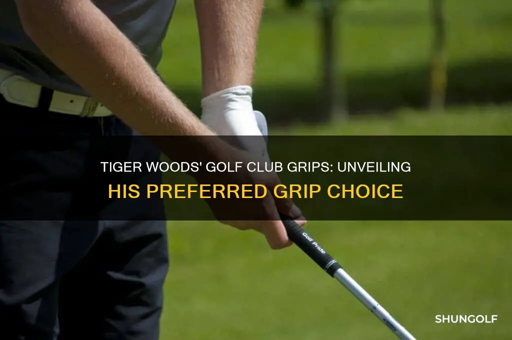 what golf club grips does tiger woods use