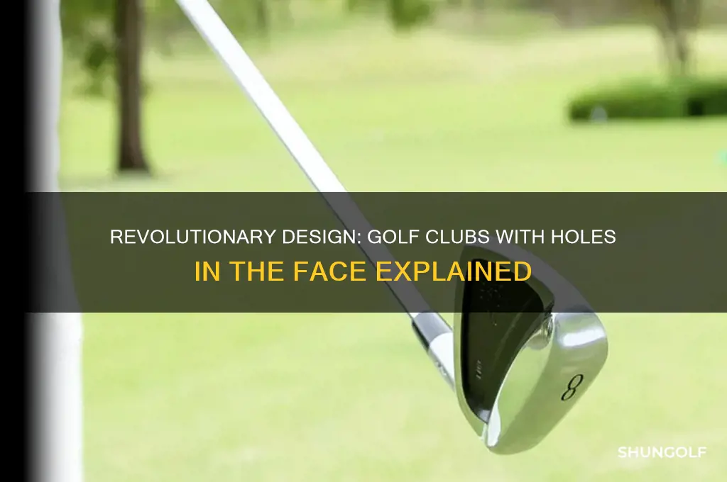 what golf club had has holes in the face
