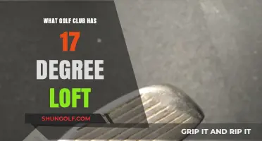 Discover the Golf Club with a 17-Degree Loft Angle