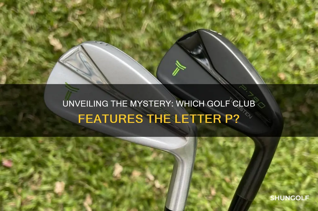 what golf club has a p on it