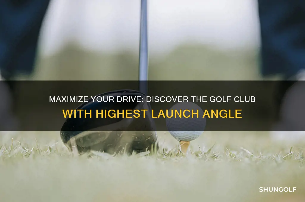 what golf club has highest launch angle