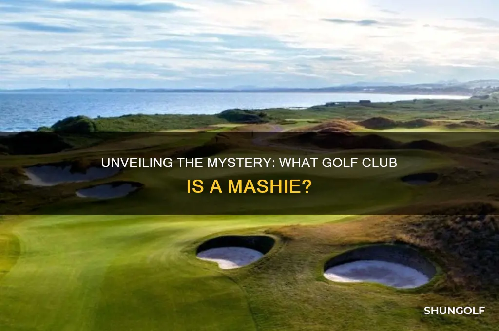 what golf club is a mashie