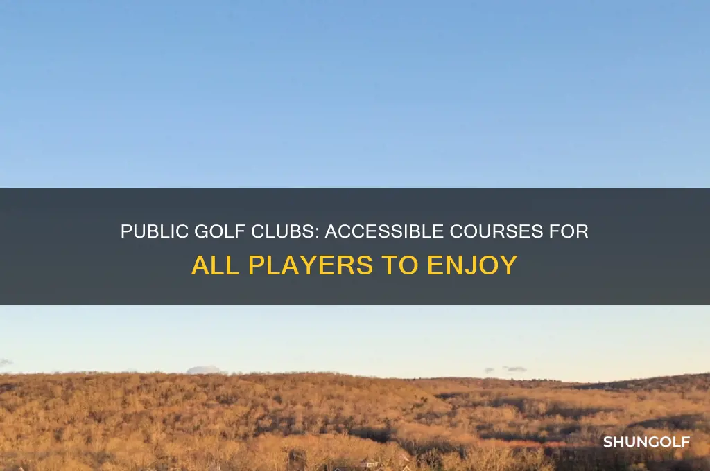what golf club is not private