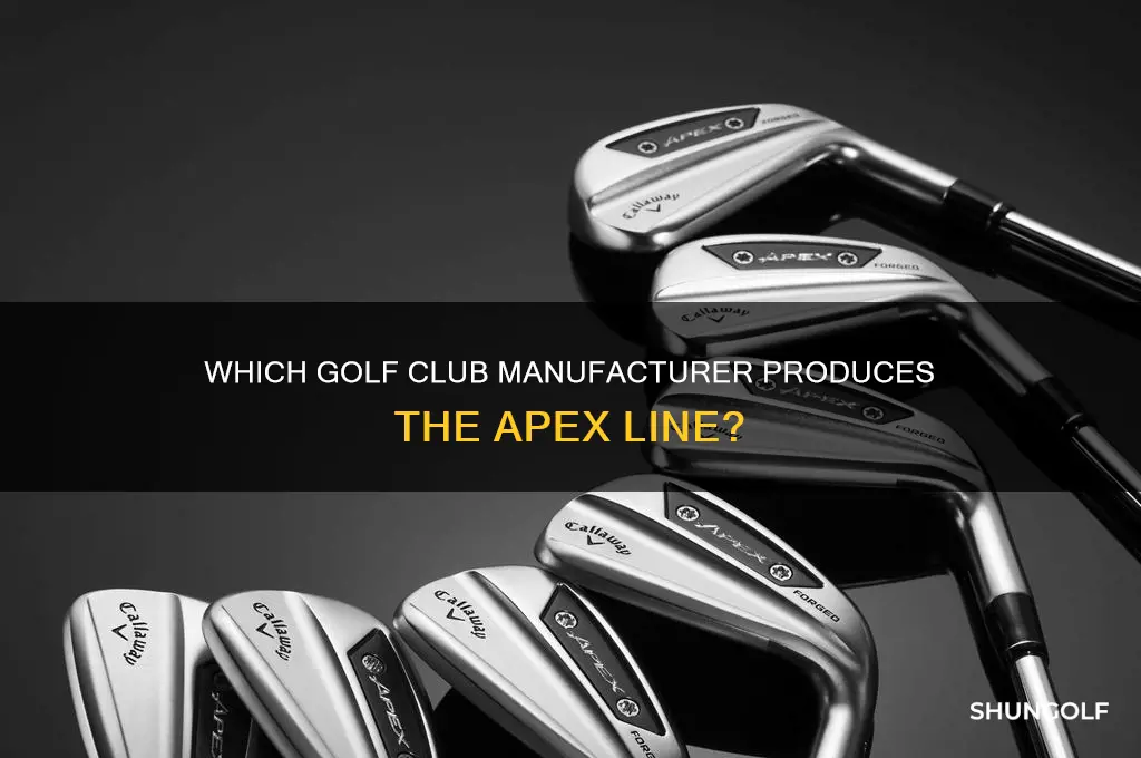 what golf club makes has apex