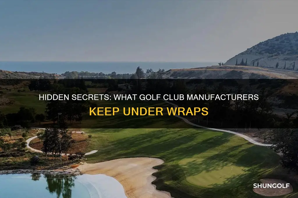 what golf club manufacture do not want you to know
