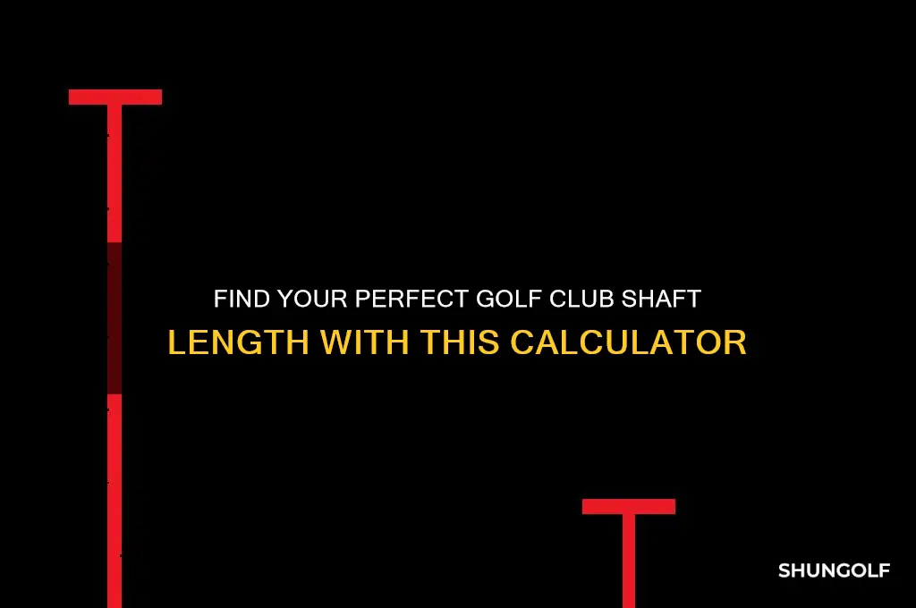 what golf club shaft length calculator