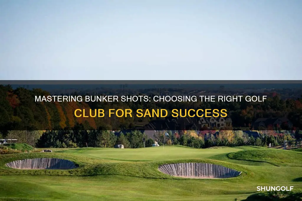 what golf club to hit in sand bunker