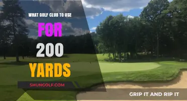 Mastering the 200-Yard Shot: Choosing the Perfect Golf Club