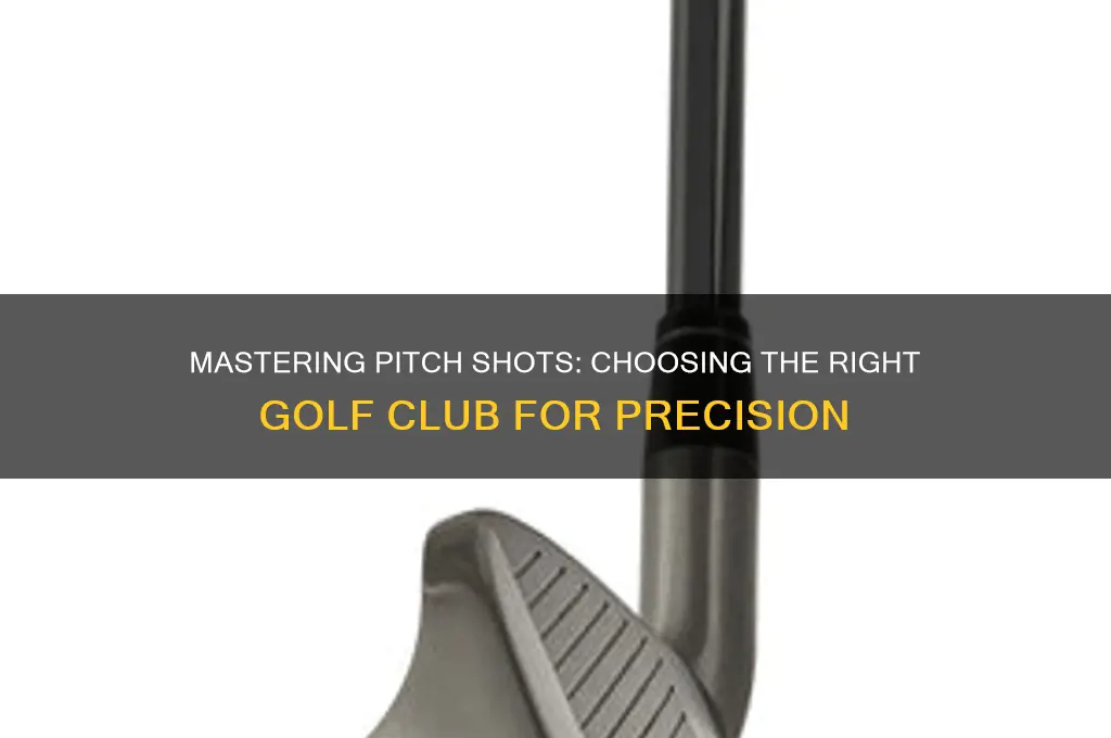 what golf club to use for pitching