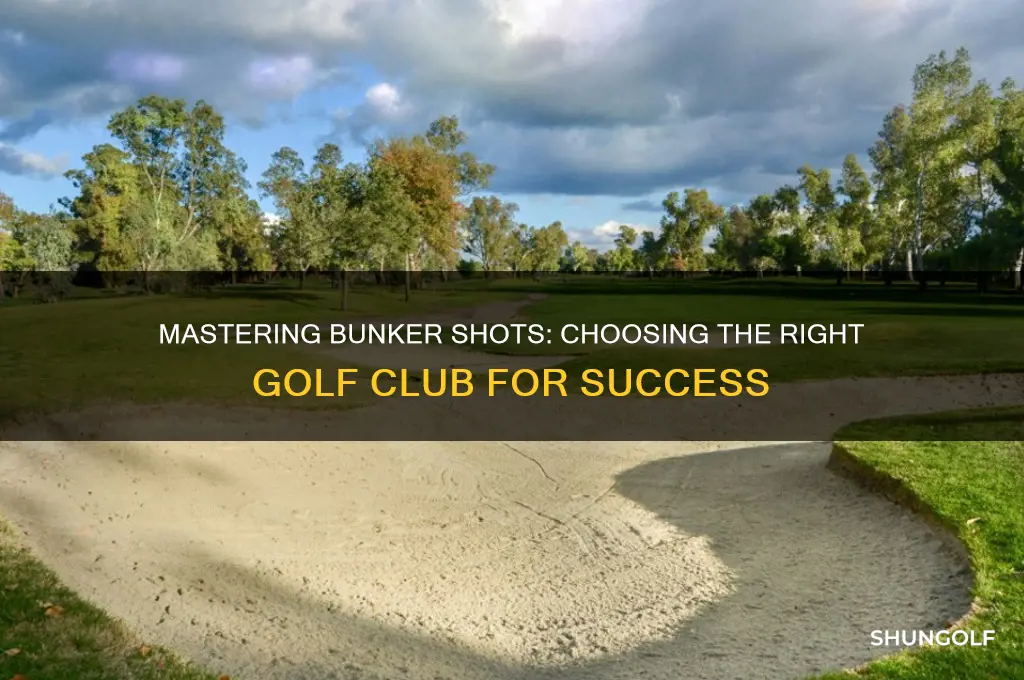 what golf club to use in a bunker
