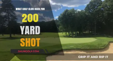 Mastering the 200-Yard Shot: Choosing the Right Golf Club