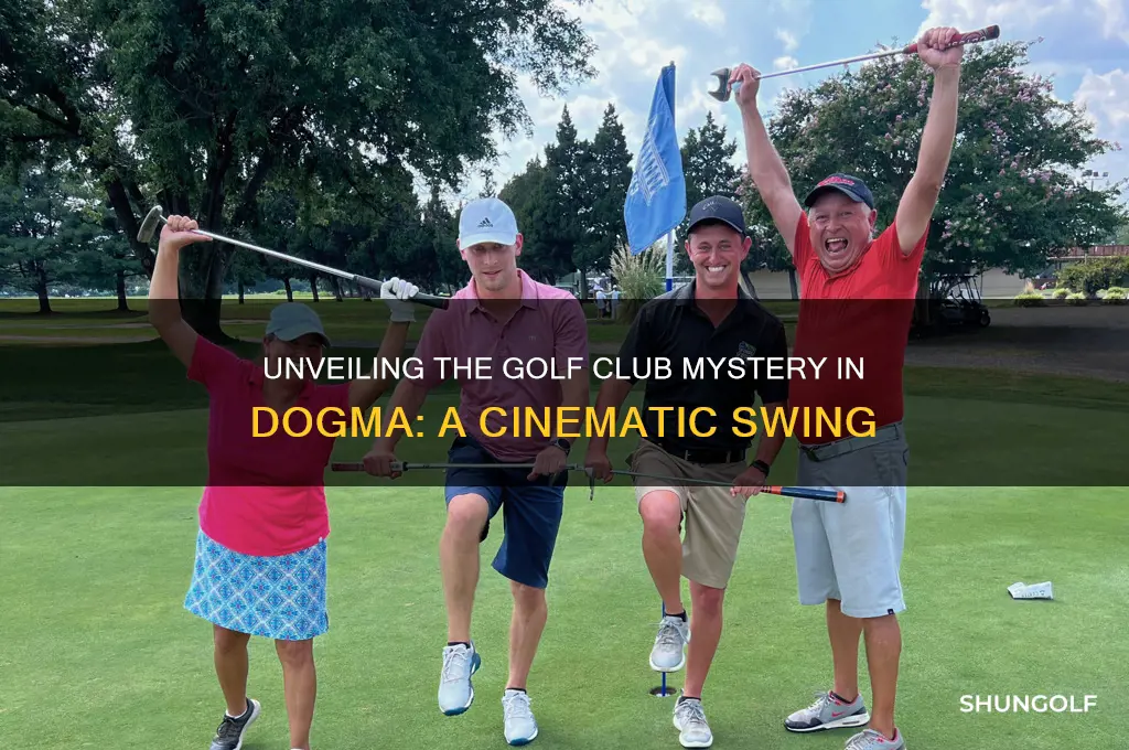 what golf club was used in dogma