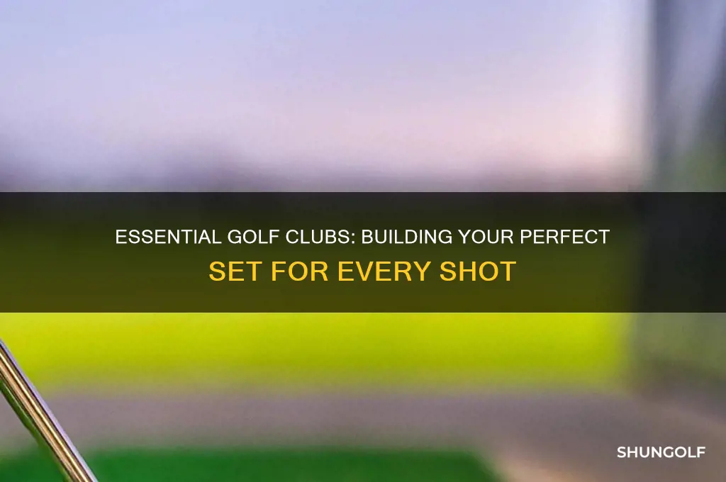 what golf clubs are needed in a set