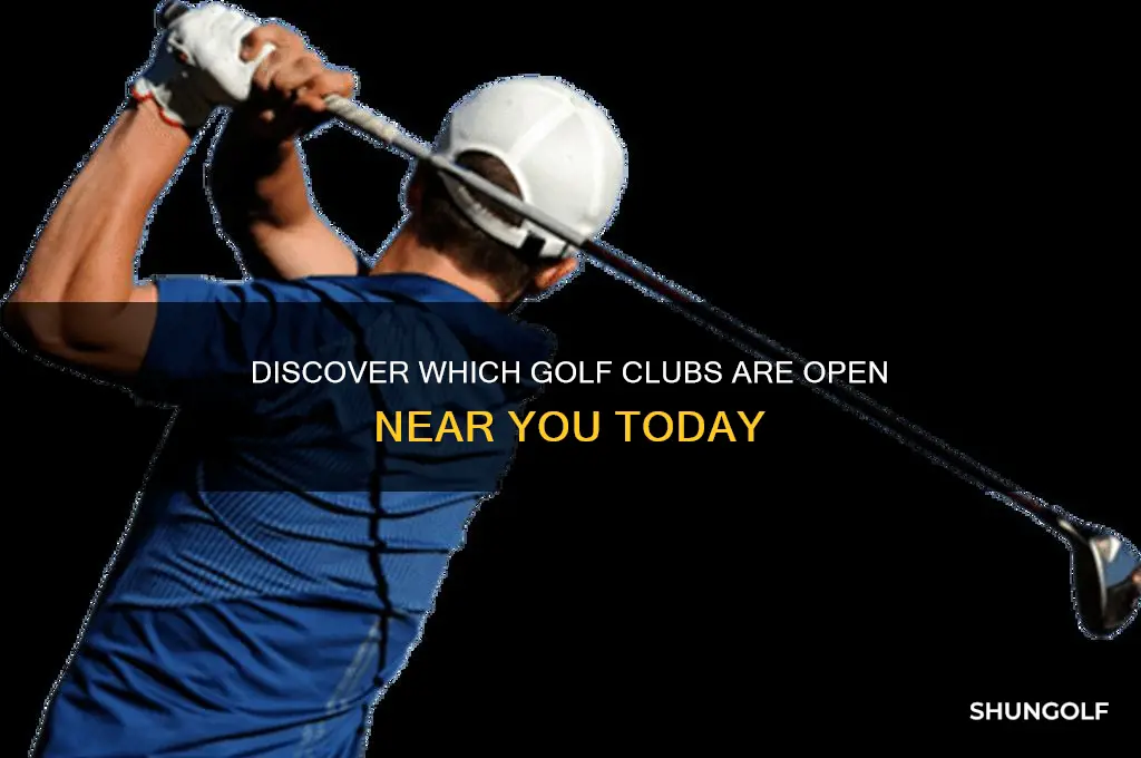 what golf clubs are open