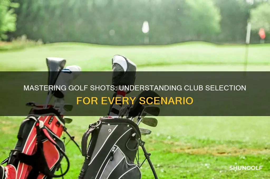 what golf clubs are used for what shots