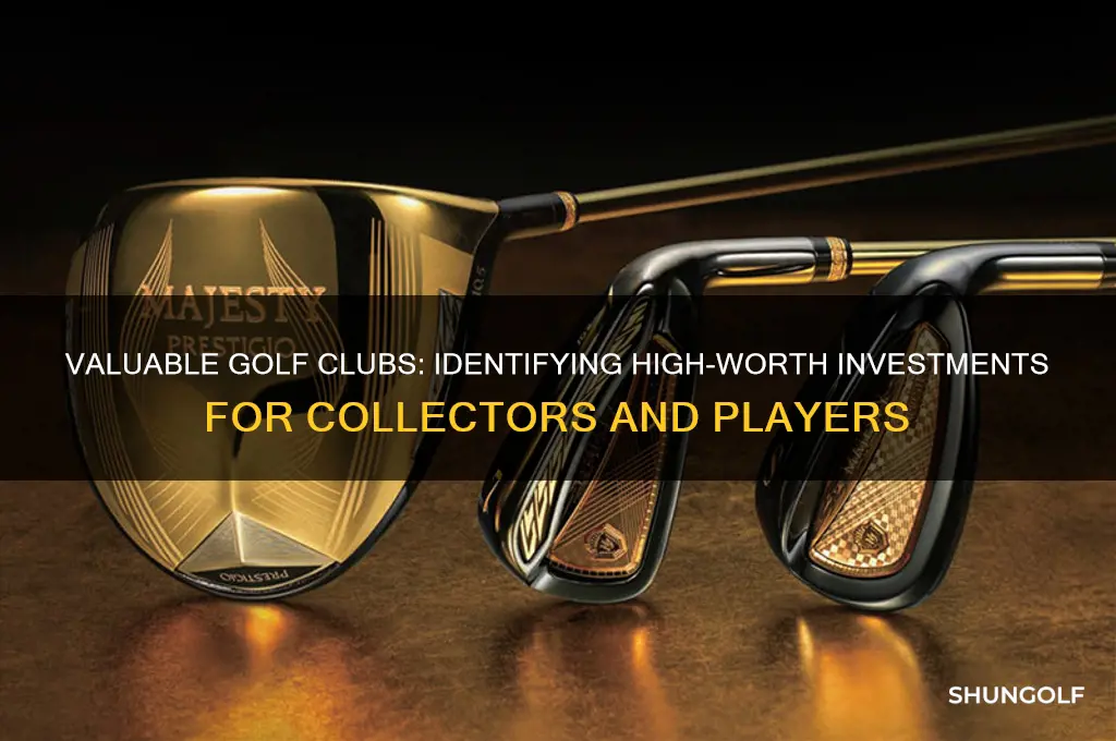 what golf clubs are worth money