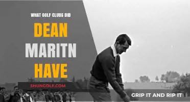 Dean Martin's Golf Clubs: Unveiling His Preferred Set on the Course