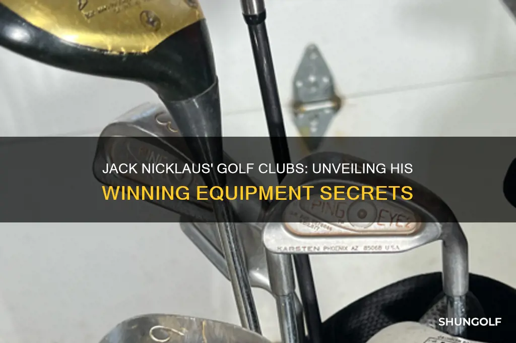 what golf clubs did jack nicklaus use