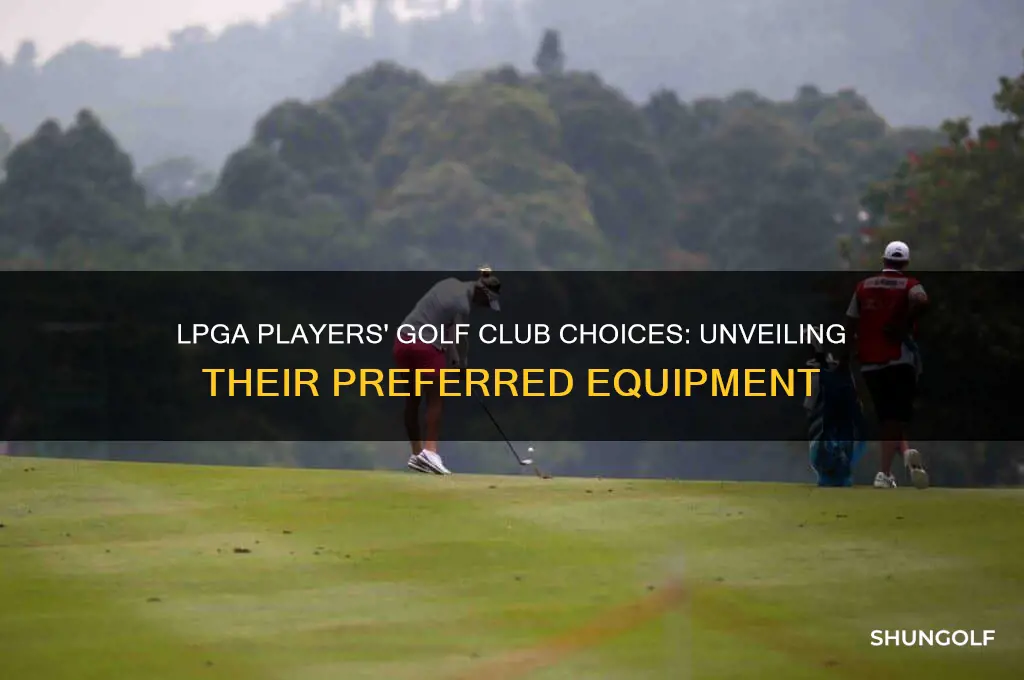 what golf clubs do lpga players use