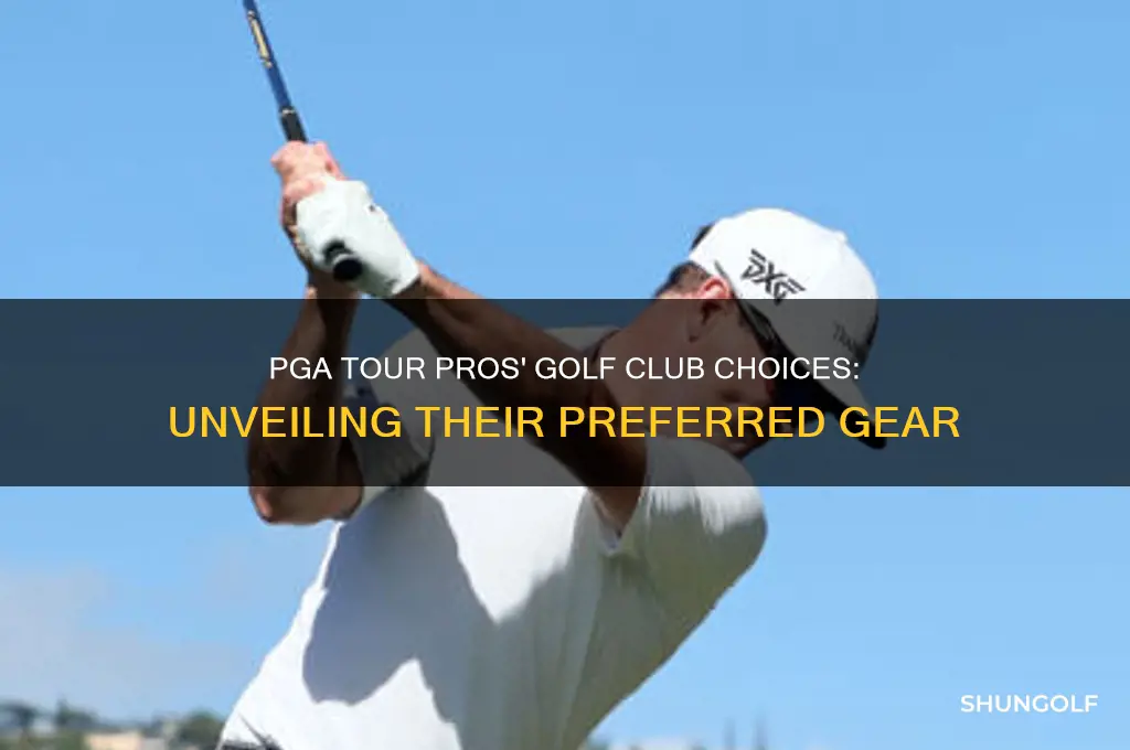 what golf clubs do pga players use