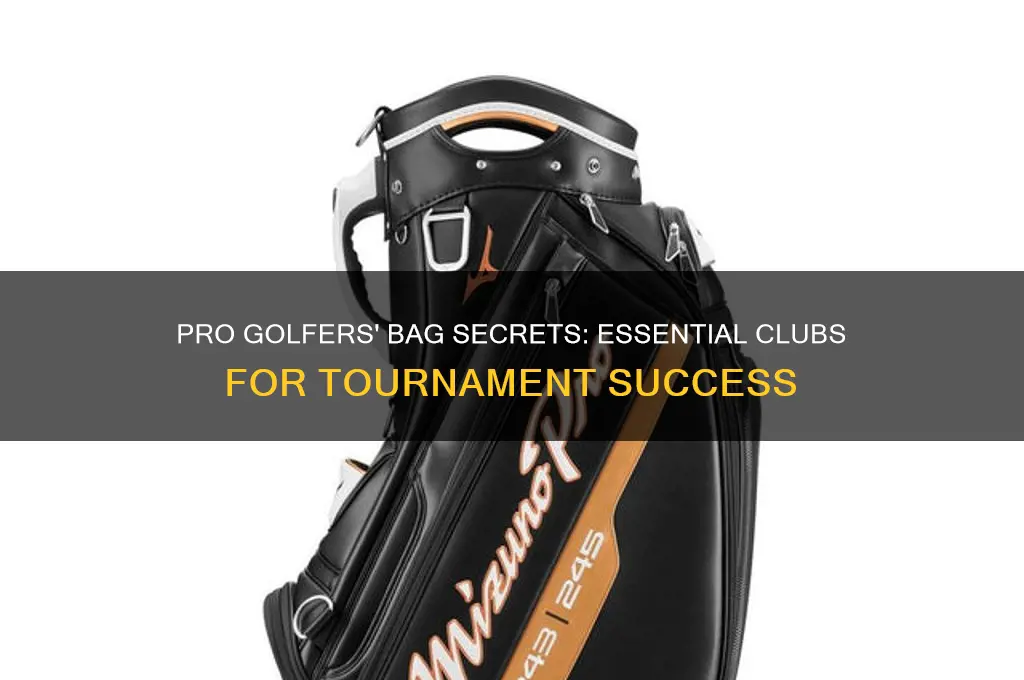 what golf clubs do pros carry