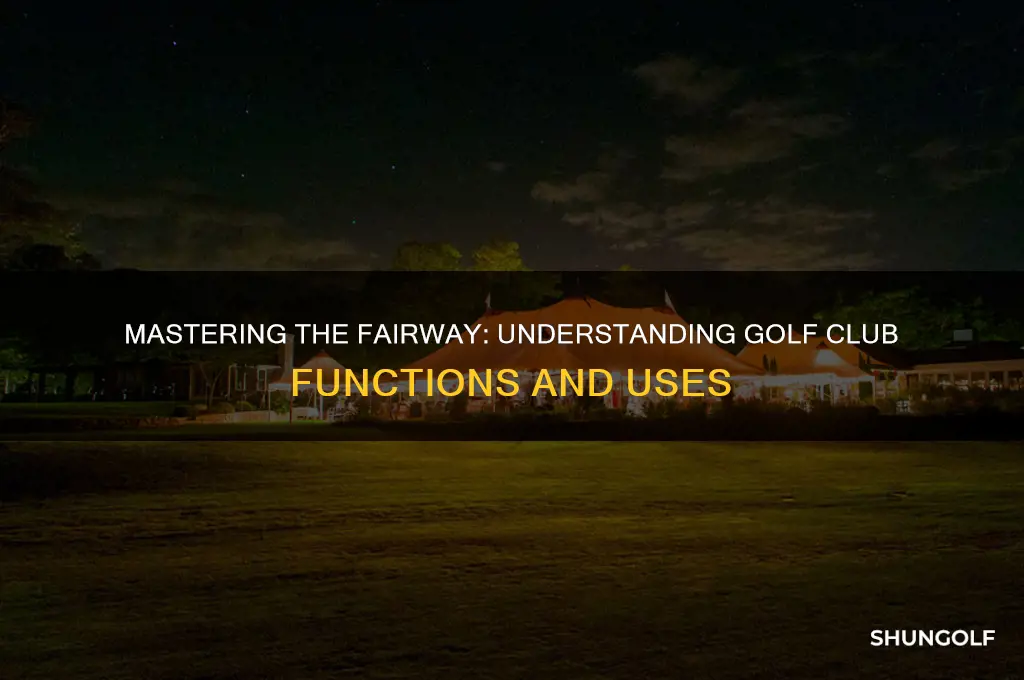 what golf clubs do what things