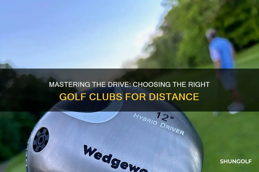 what golf clubs do you use for driving ranfe