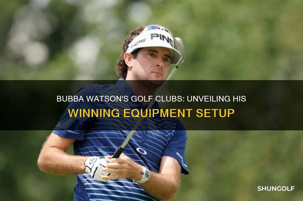 what golf clubs does bubba watson use