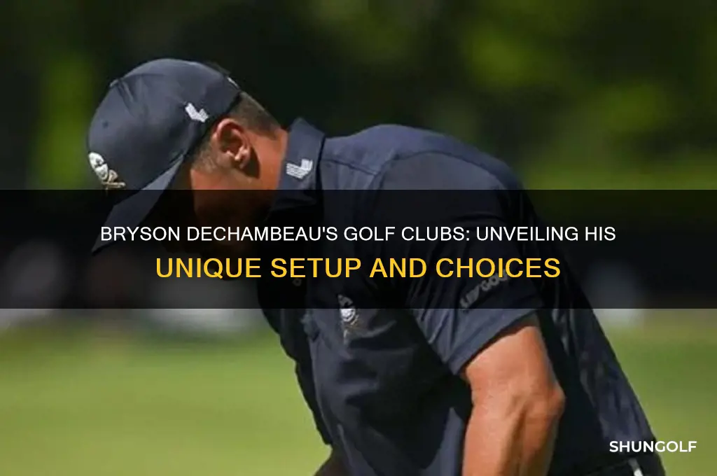 what golf clubs does dechambeau use