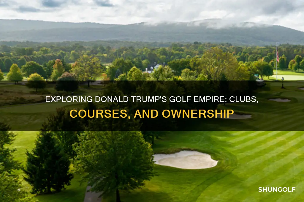 what golf clubs does donald trump own