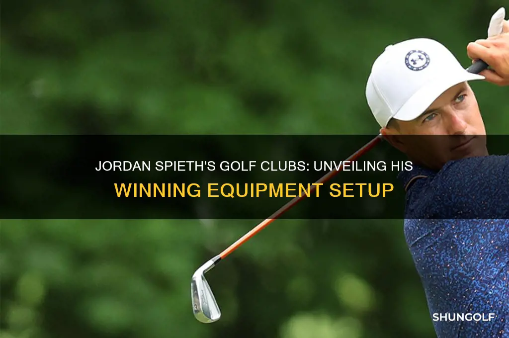 what golf clubs does jordan spieth play with