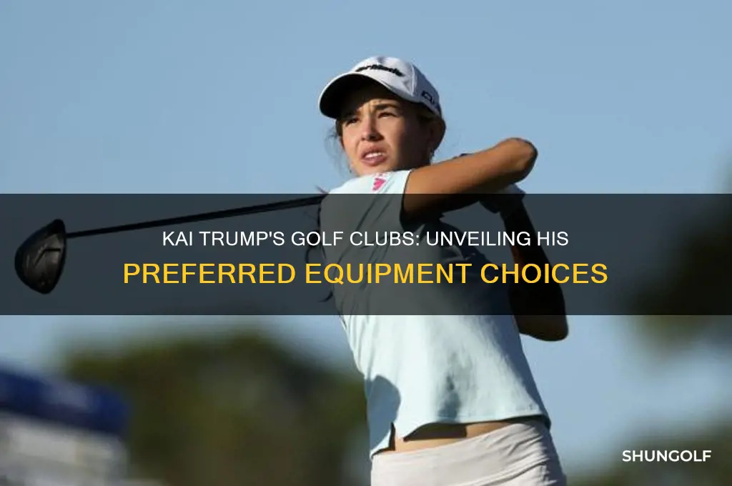 what golf clubs does kai trump use