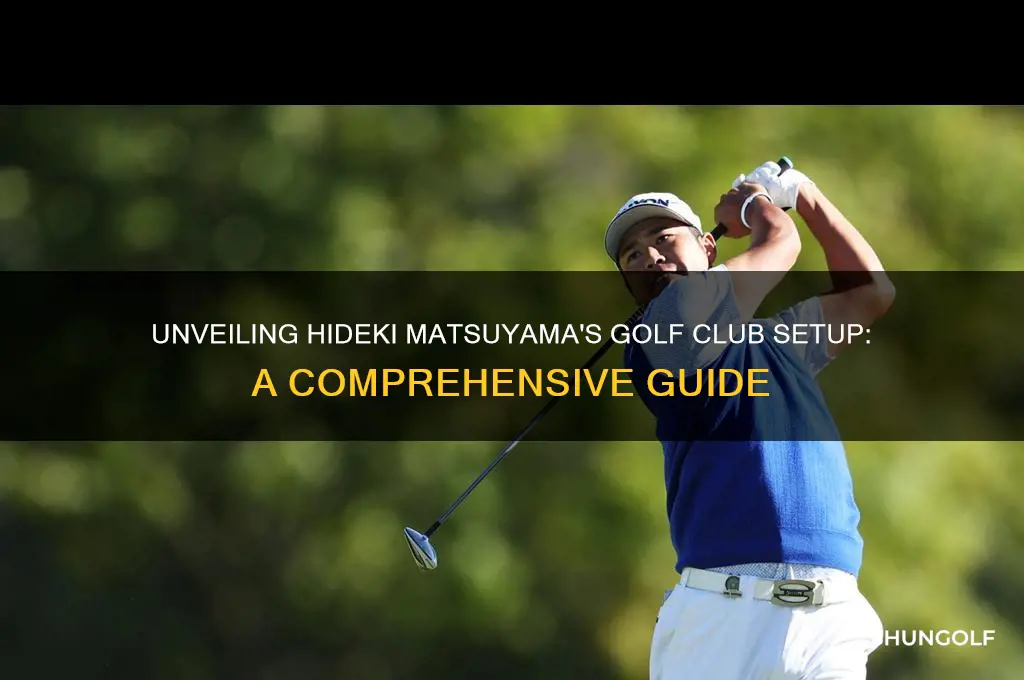 what golf clubs does matsuyama use